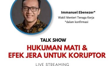 Baru Dijadwalkan Bicara Soal Hukuman Mati Koruptor, Wamenaker Immanuel Ebenezer Keburu Diciduk KPK!