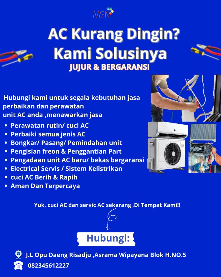 Bahaya Jarang Cuci AC, Bisa Menimbulkan Penyakit !!