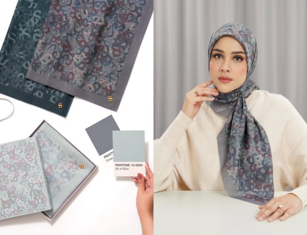 Cara Memadukan Kerudung Segi Empat Motif agar Outfit Terlihat Lebih Fresh!