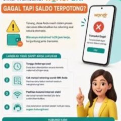 Cara mengatasi tarik tunai di ATM Bank BNI Uang tidak keluar namun saldo berkurang
